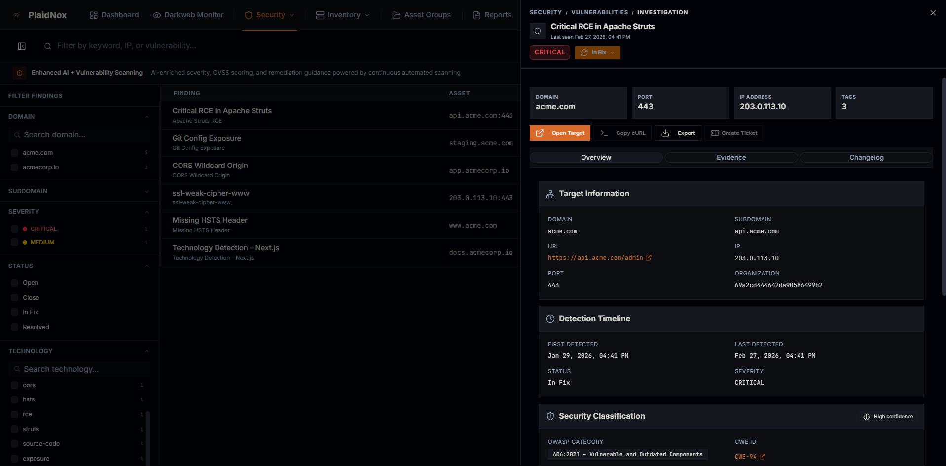 Vulnerability Detail — Deep Analysis